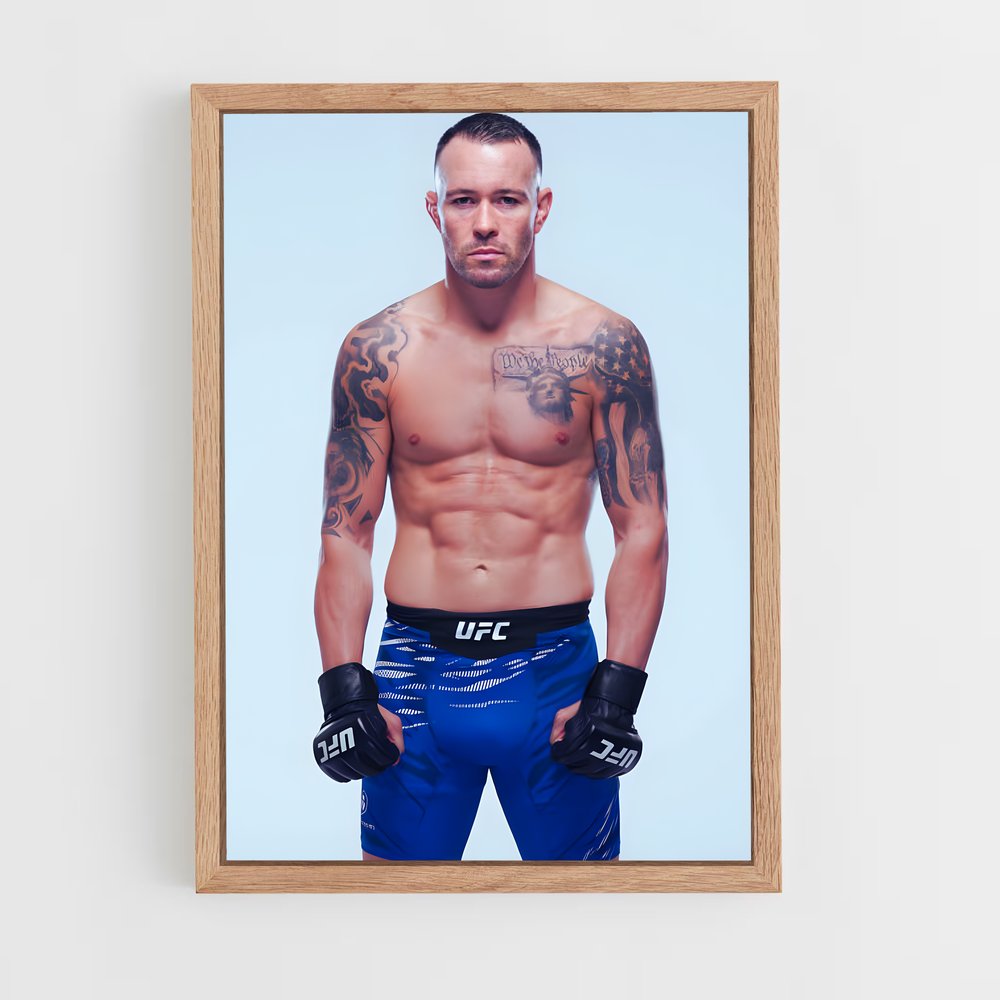 Poster Colby en Garde – affiche MMA (vue 4)